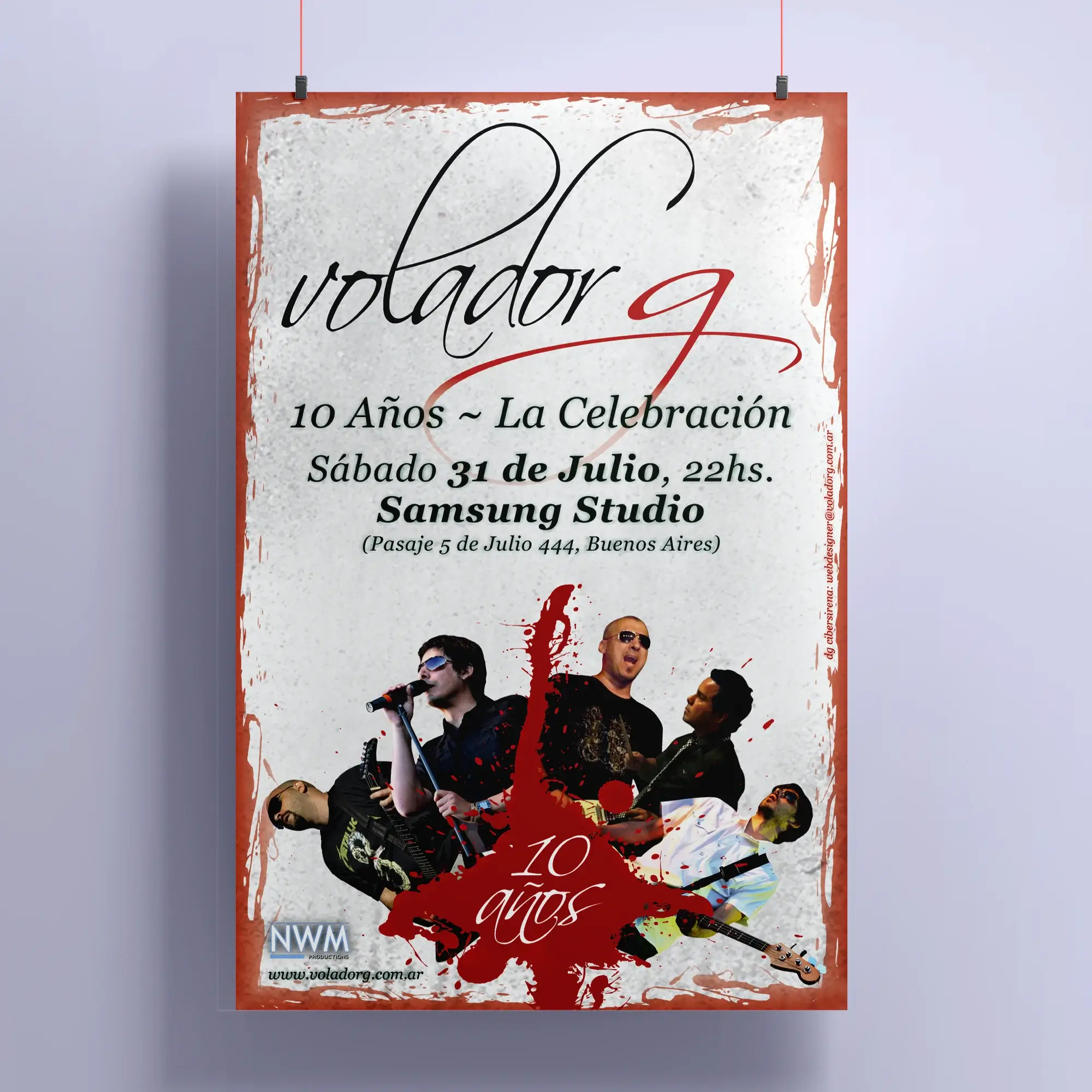 Poster 10 años Volador G